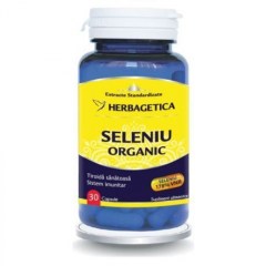 Seleniu Organic, 30 capsule, Herbagetica